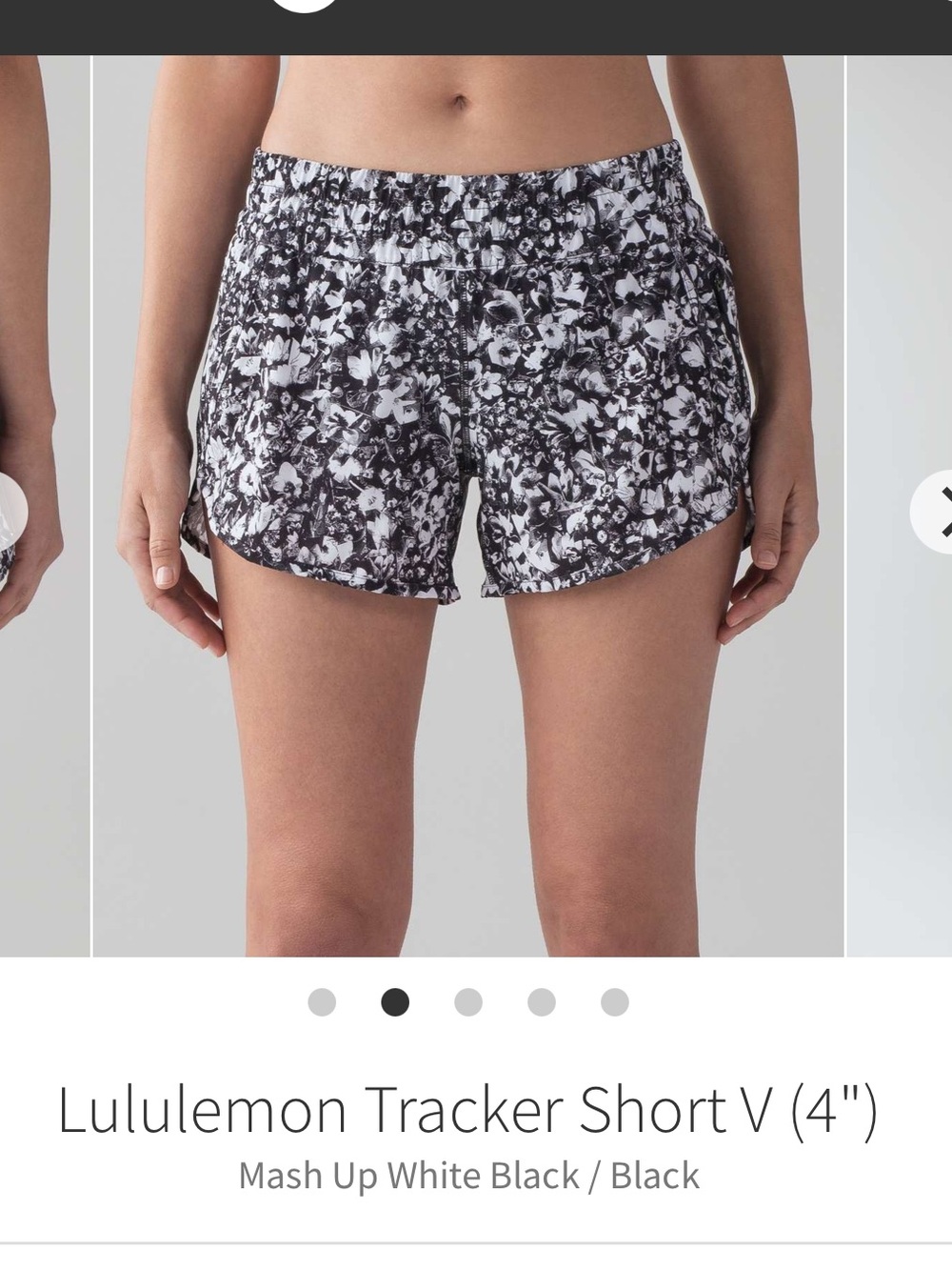 Lululemon Tracker Short V (4") Size 6